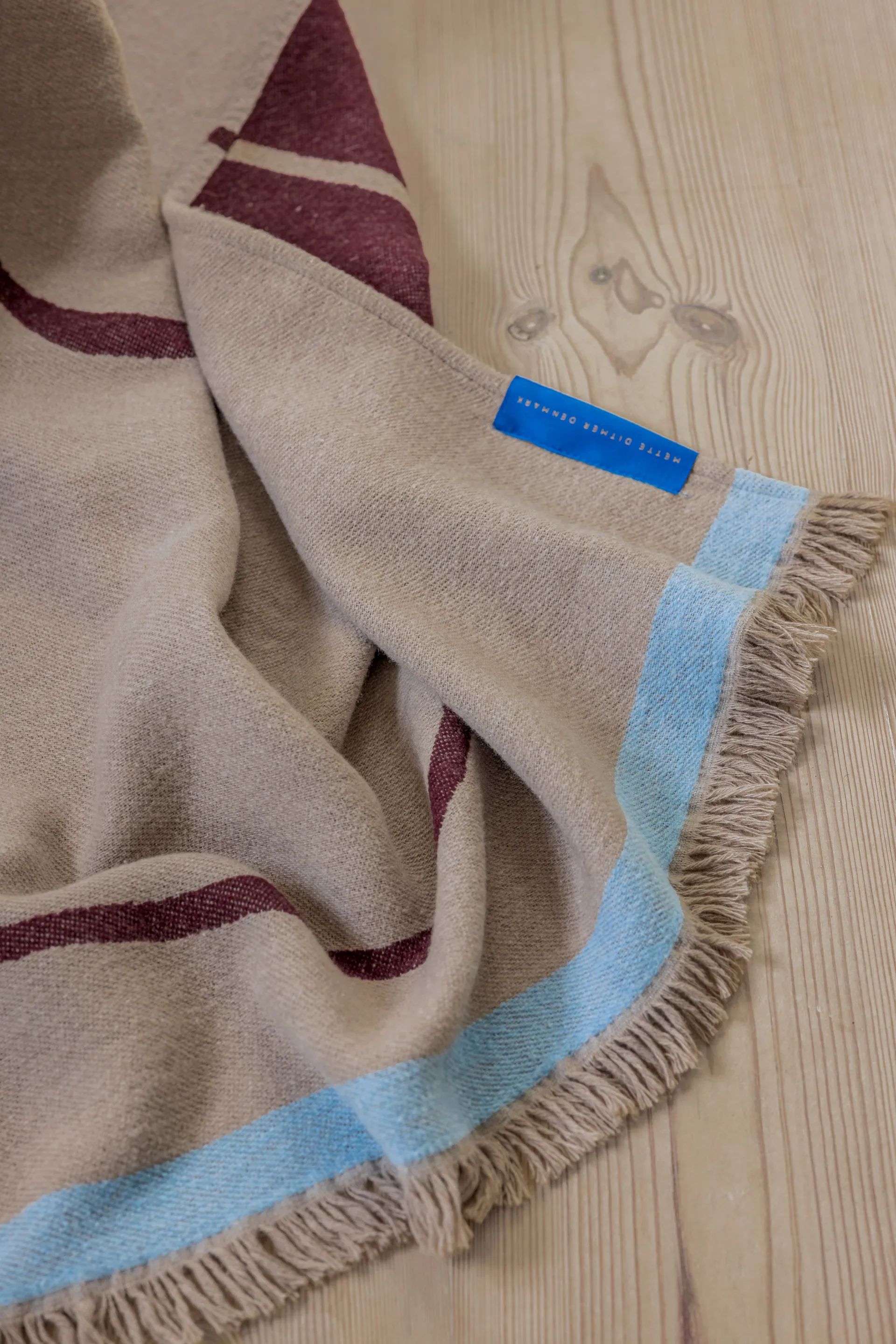 Studio pläd, Wine, 130x175 cm Mette Ditmer