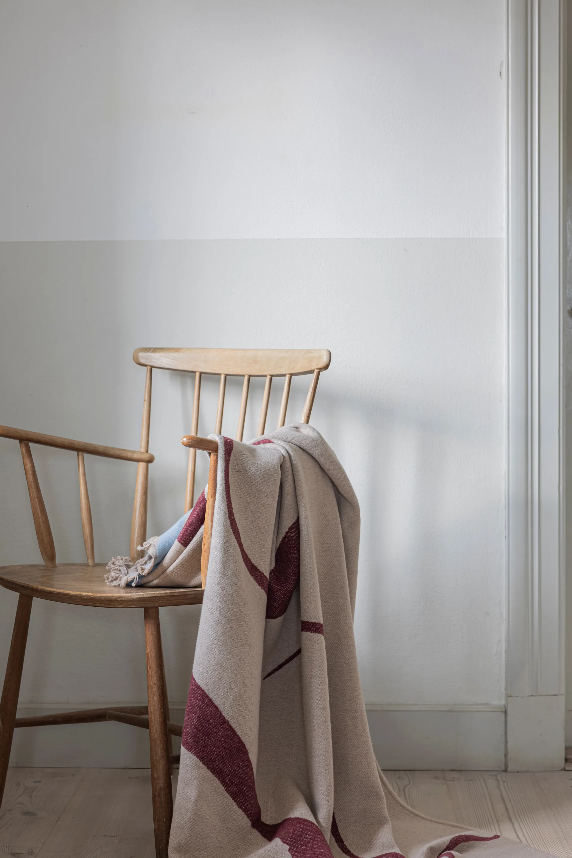 Studio pläd, Wine, 130x175 cm Mette Ditmer