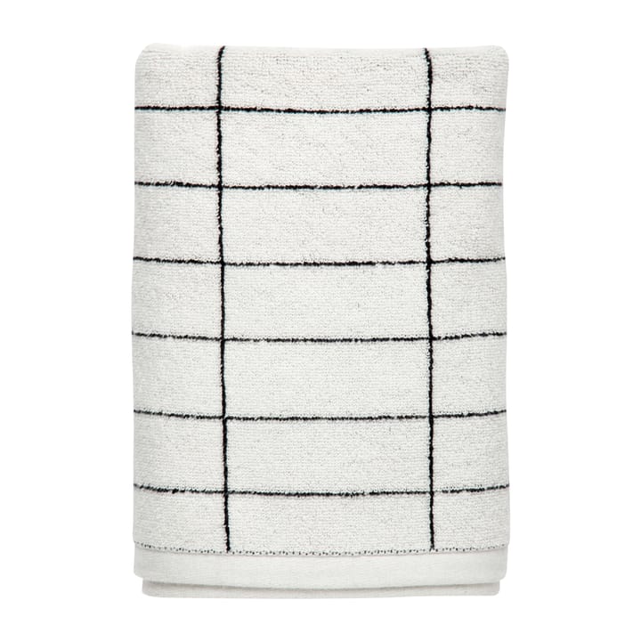 Tile Stone gästhandduk 38x60 cm 2-pack - Black-Off-white - Mette Ditmer