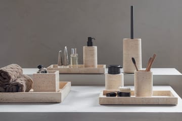 Travertine toalettborste 36 cm - Linen - Mette Ditmer