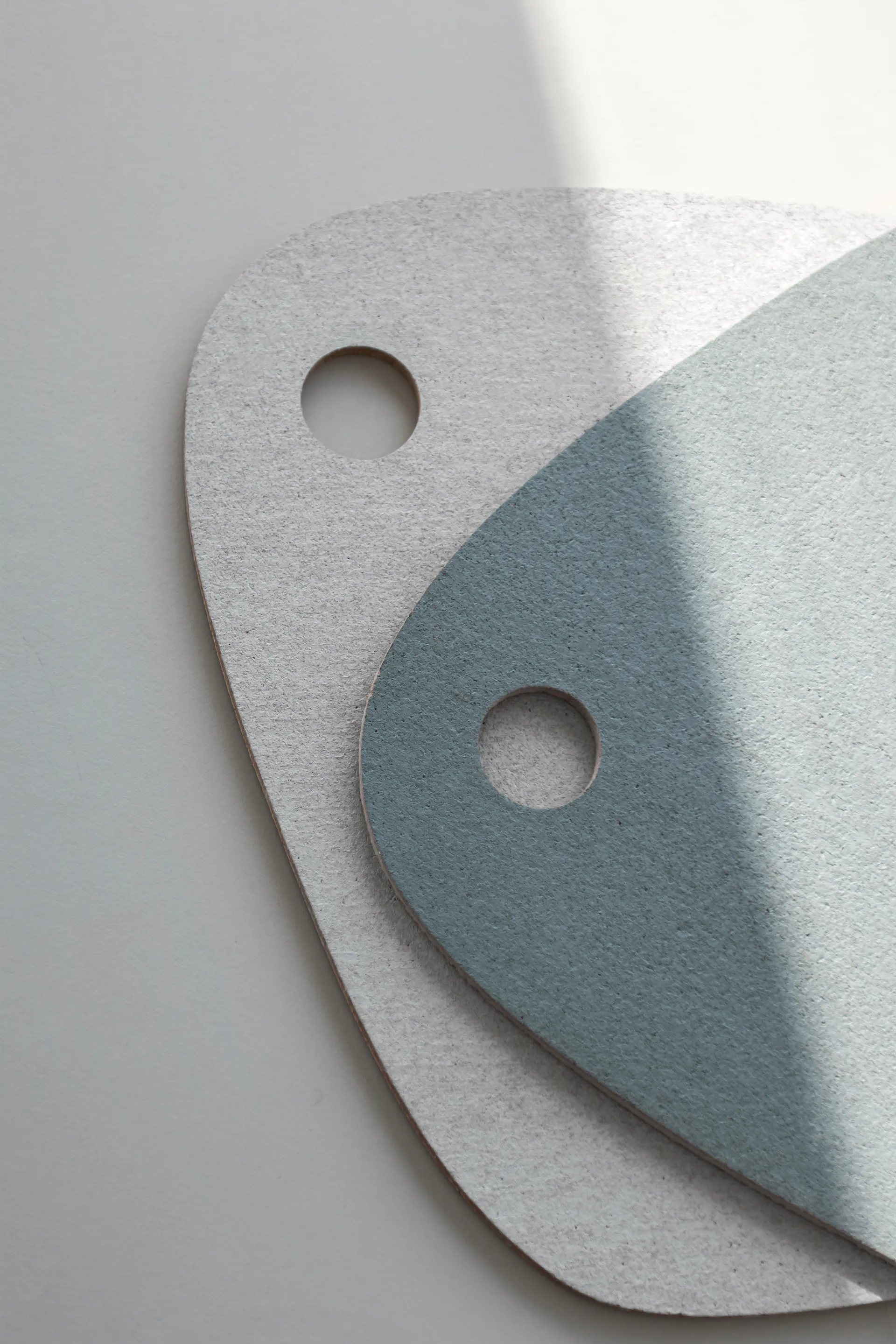 Twin bordstablett vändbar, Slate blue-light grey Mette Ditmer