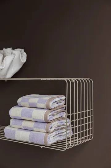 Wire hylla - Sand, 31x70x26 cm - Mette Ditmer