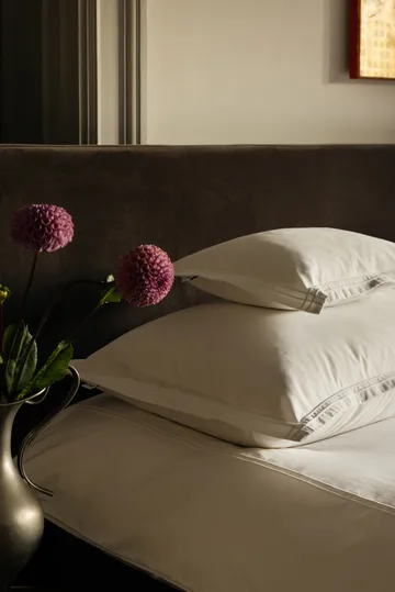 Dolce Vita örngott - Vit, 50x60 cm - Mille Notti