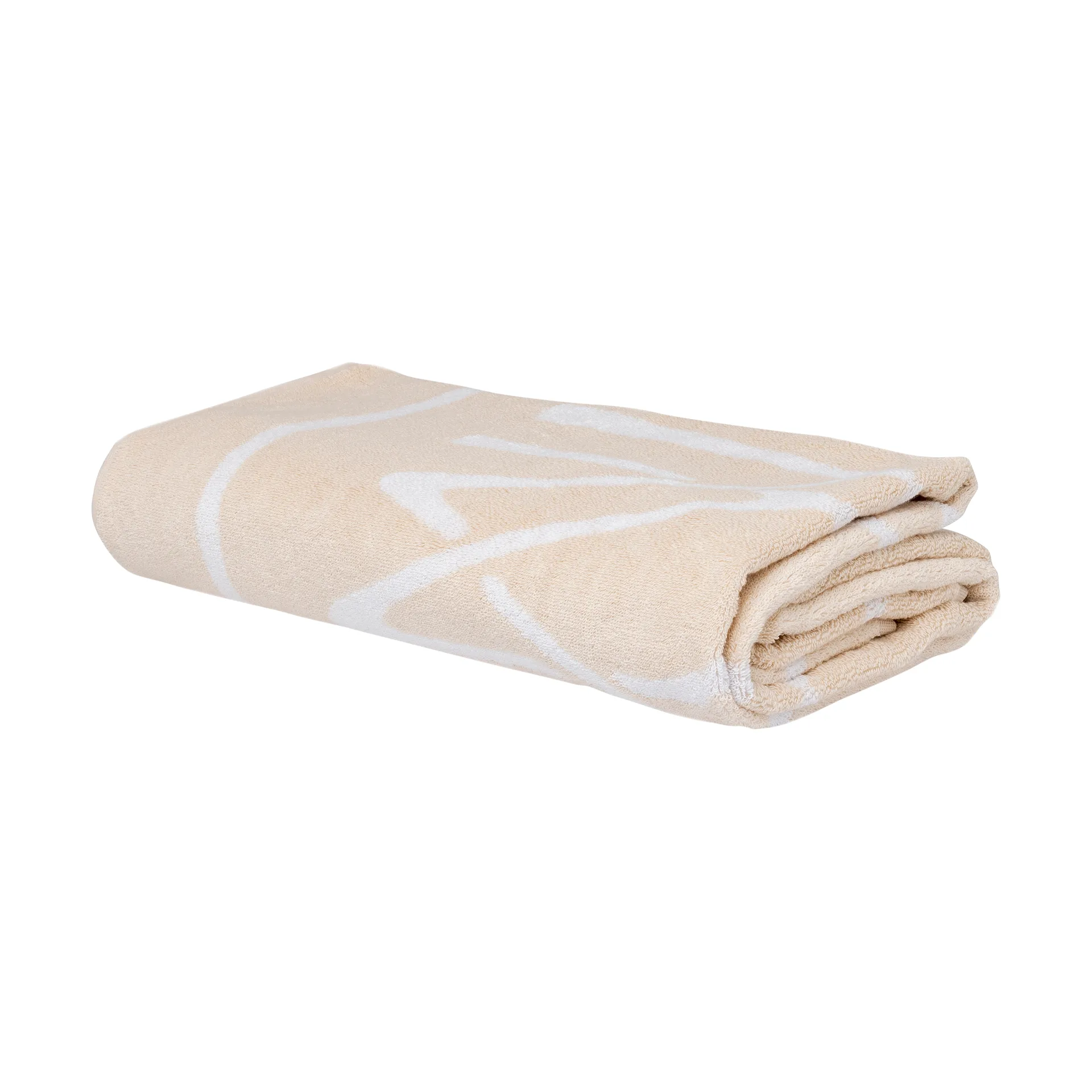 Elba Strandhandduk EKO, Ivory-Vit, 86x180 cm Mille Notti