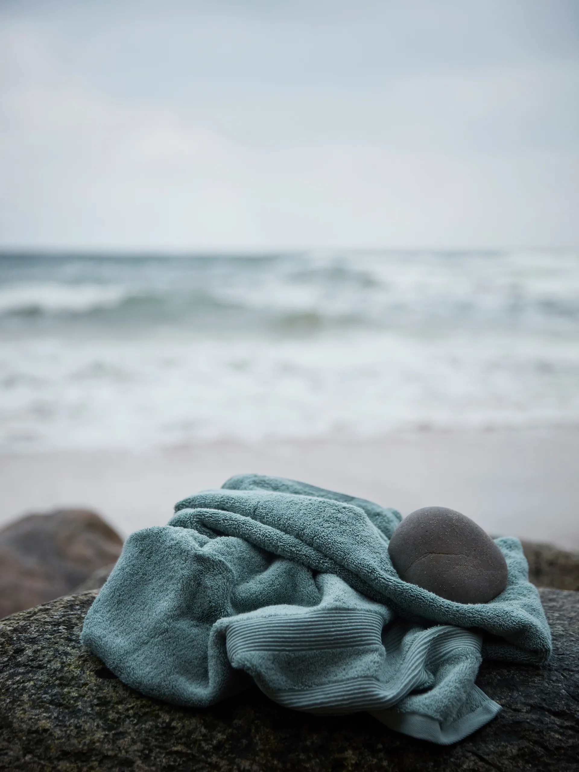 Fontana Handduk EKO, Grågrön, 70x140 cm Mille Notti