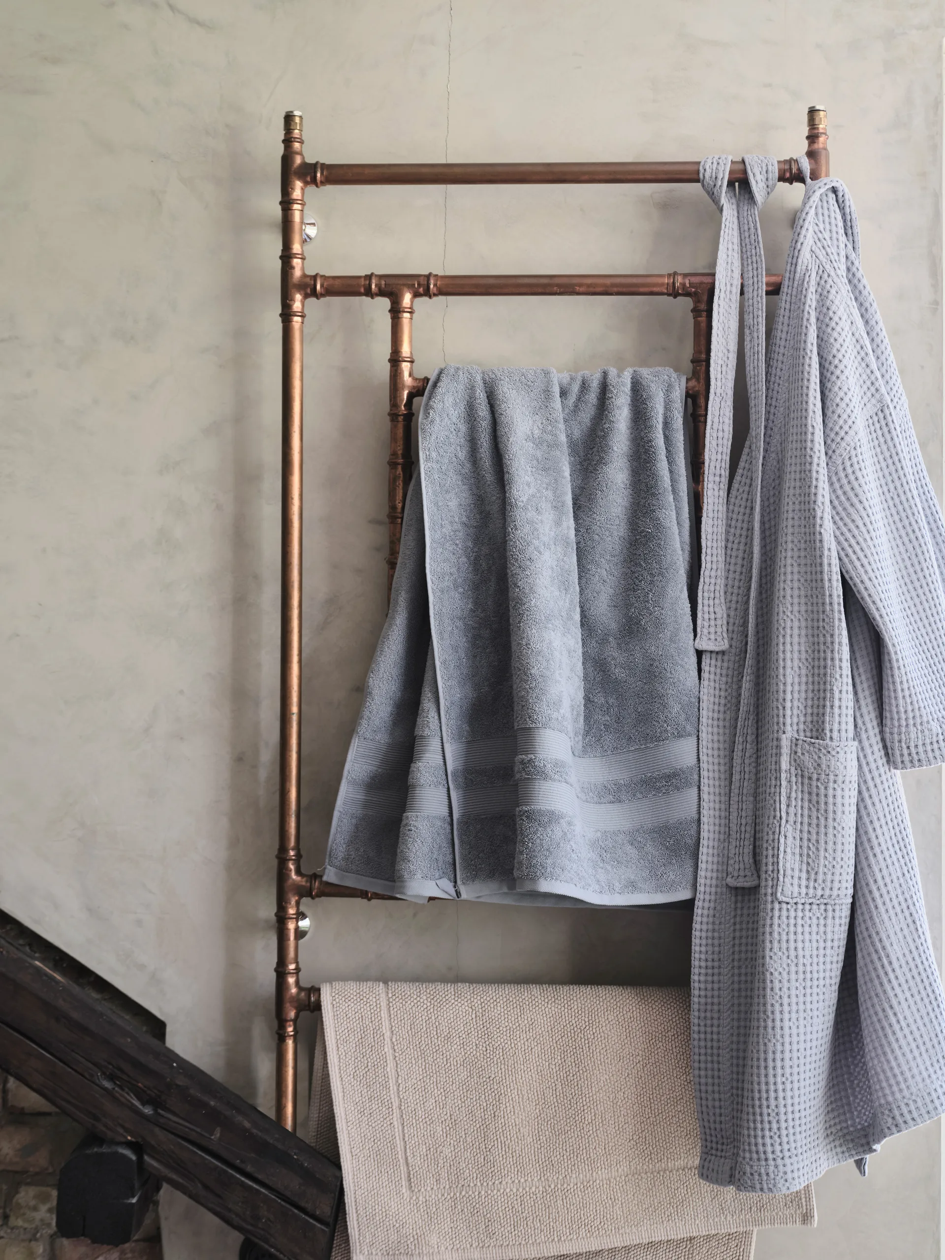 Fontana Handduk EKO, Ljusblå, 100x150 cm Mille Notti