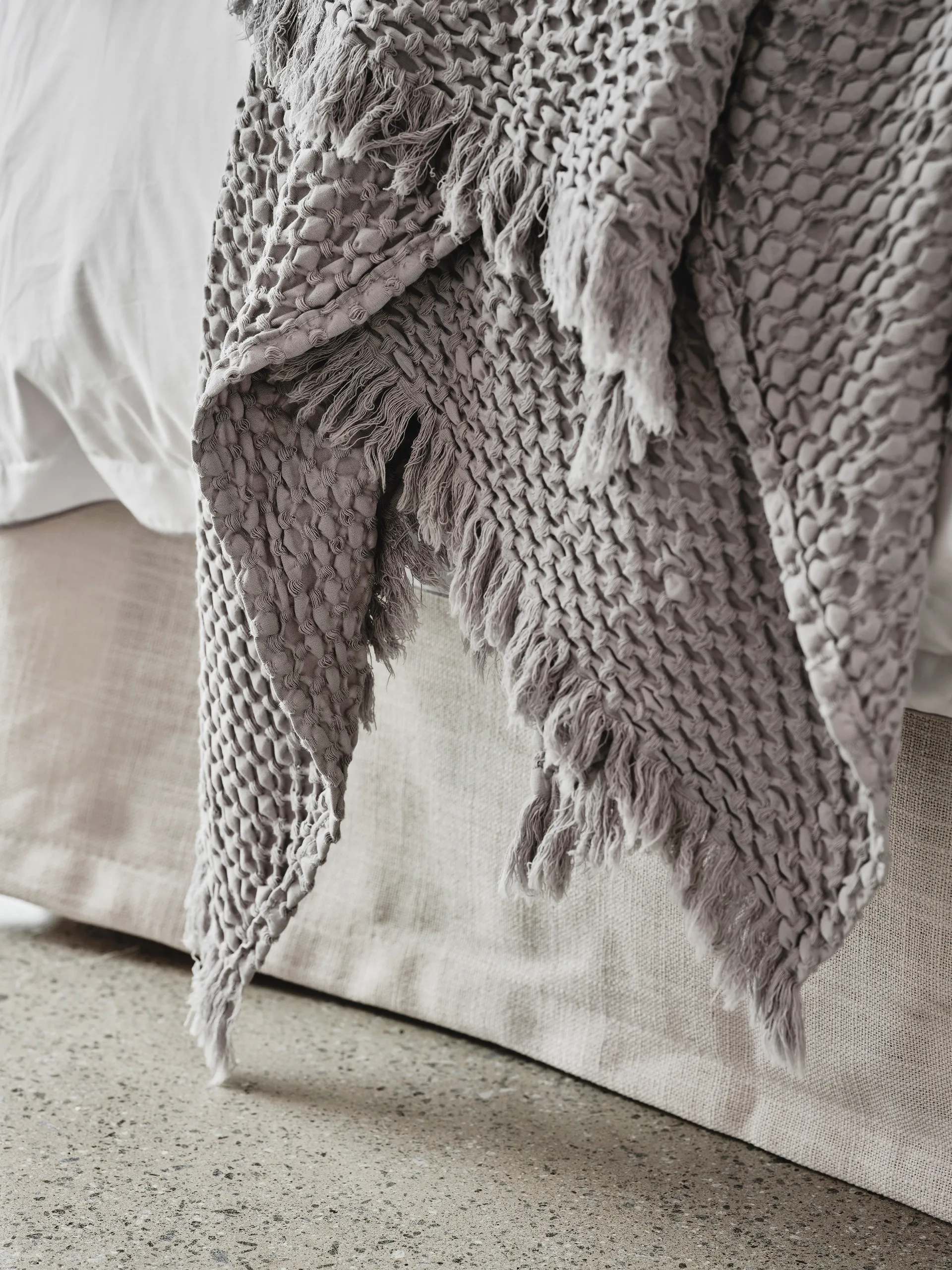 Mare Pläd, Grå, 150x220 cm Mille Notti