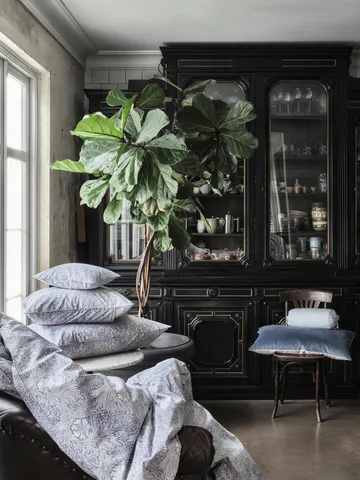 Morris & Co. Marigold Påslakan - Blå, 220x220 cm - Mille Notti