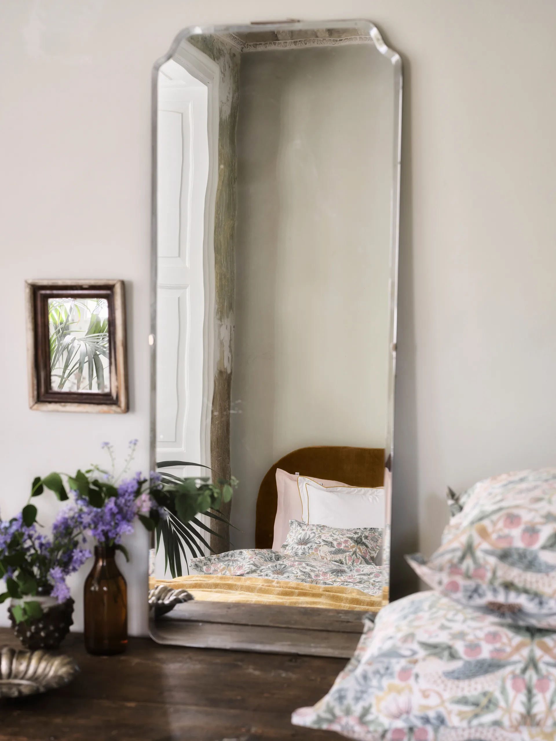 Morris & Co. Strawberry Thief Påslakan, Grön-150x210 cm Mille Notti