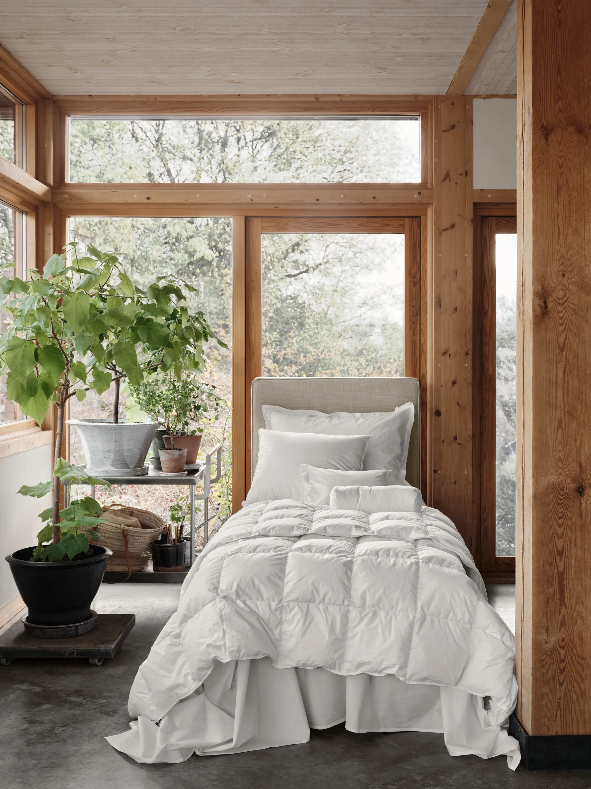 Natura Duntäcke, Vit, 150x210 cm, Sval Mille Notti