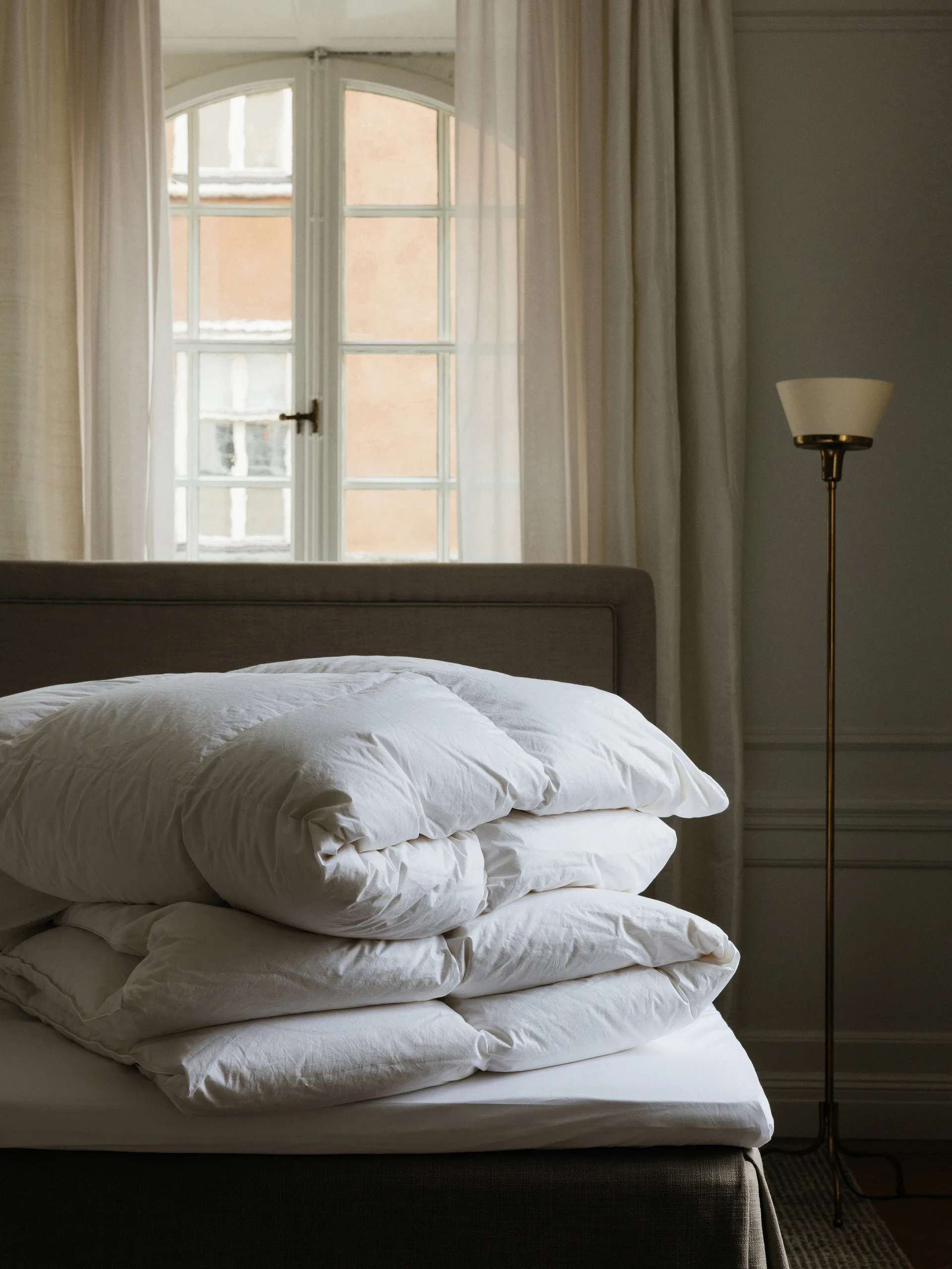 Natura Duntäcke, Vit, 220x220 cm, Sval Mille Notti