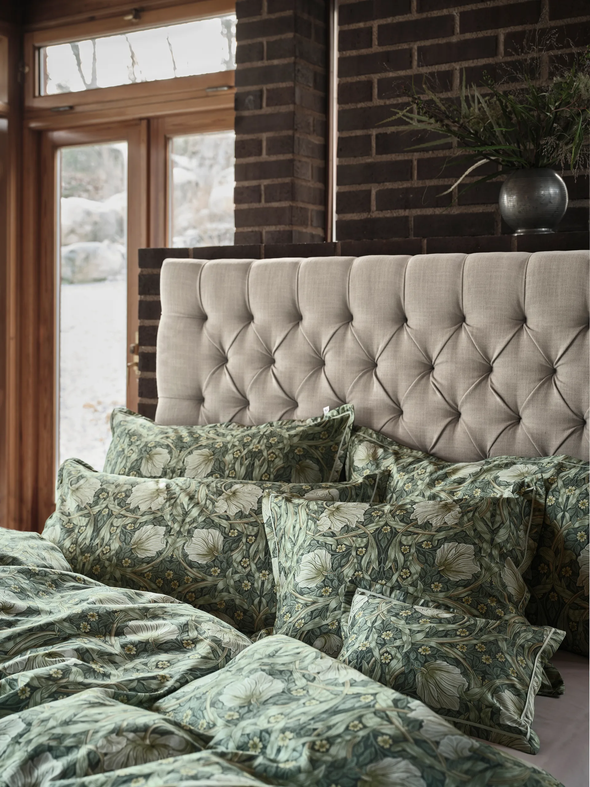 Pimpernel Påslakan, Grön, 220x220 cm Mille Notti