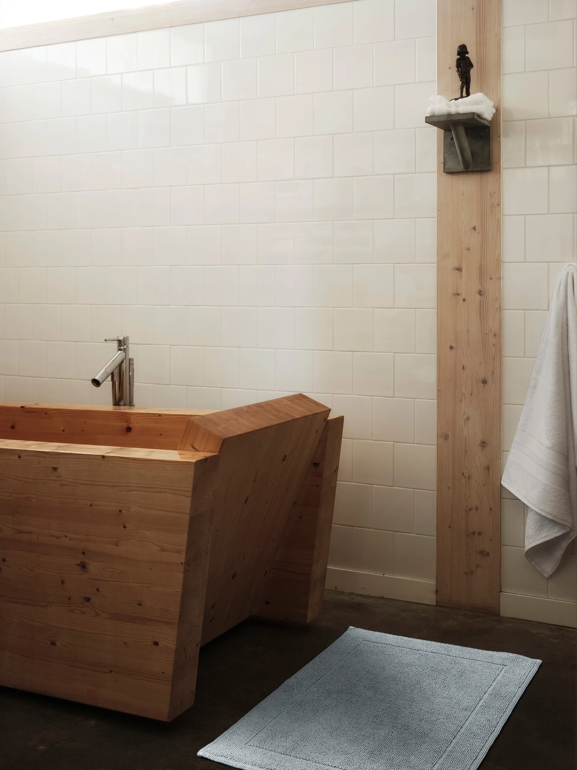 Portofino Badrumsmatta, Isblå, 60x90 cm Mille Notti