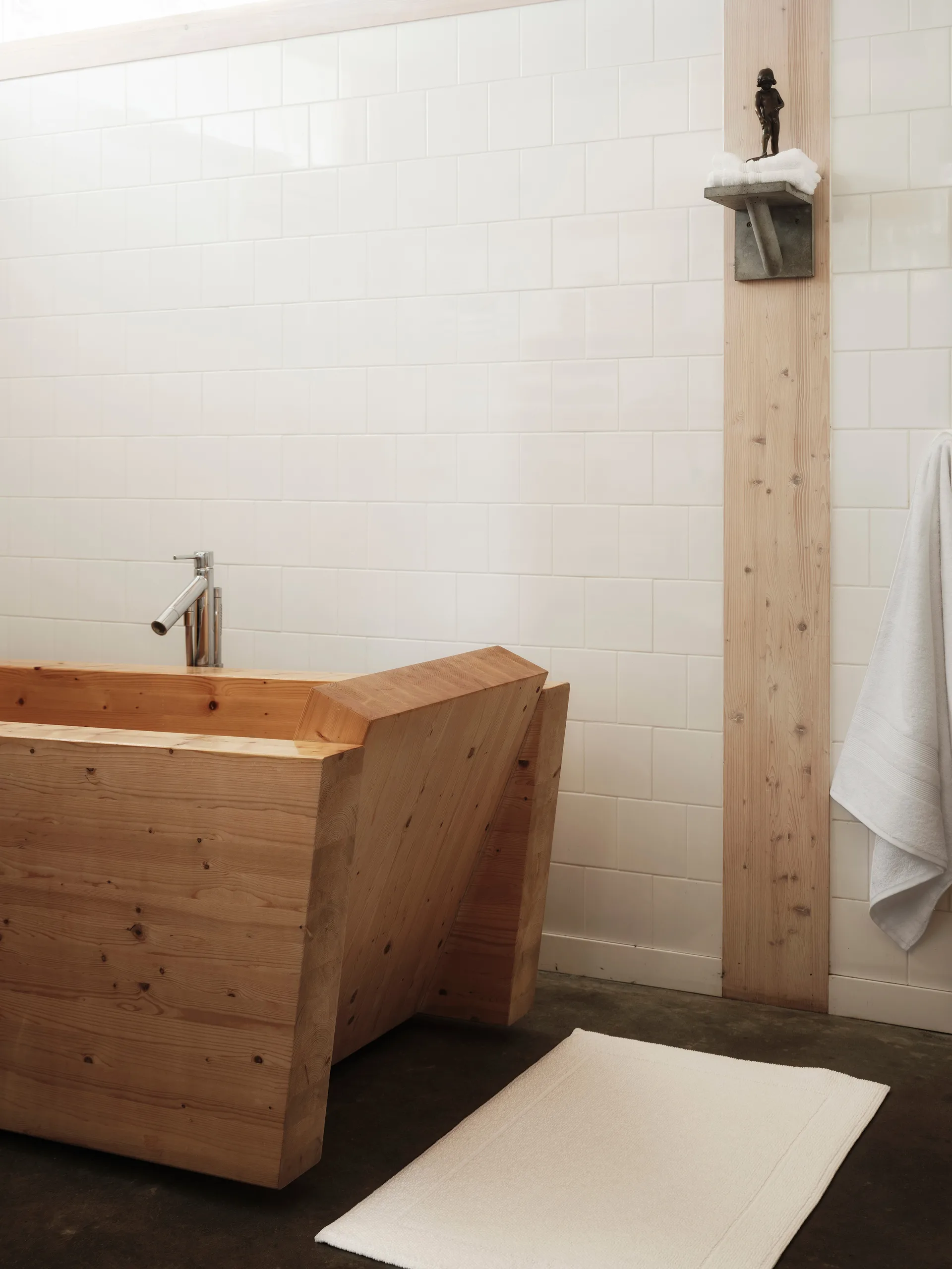 Portofino Badrumsmatta, Vit, 60x90 cm Mille Notti