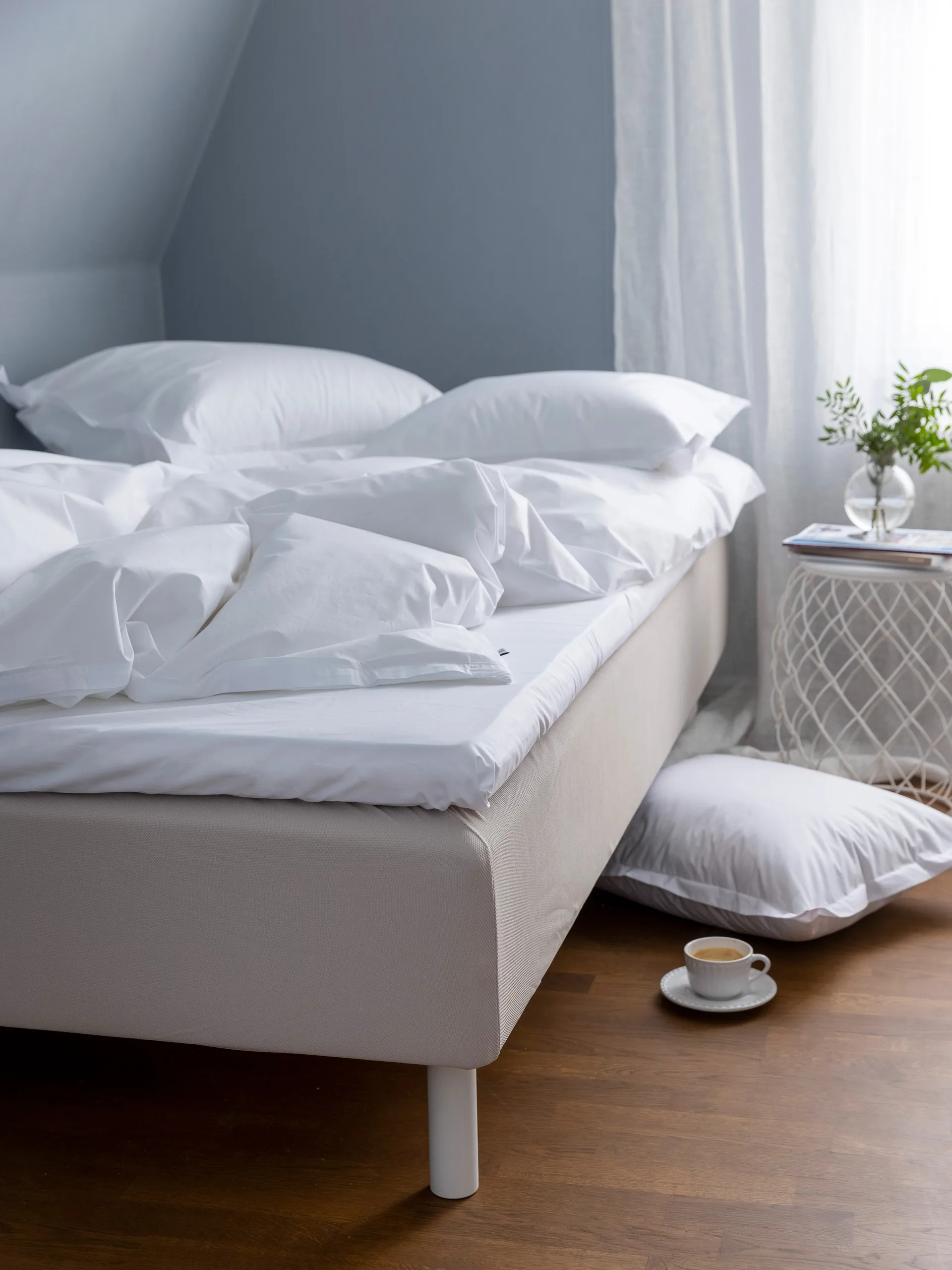 Pousada Percale Påslakan EKO, Vit, 220x220 cm Mille Notti