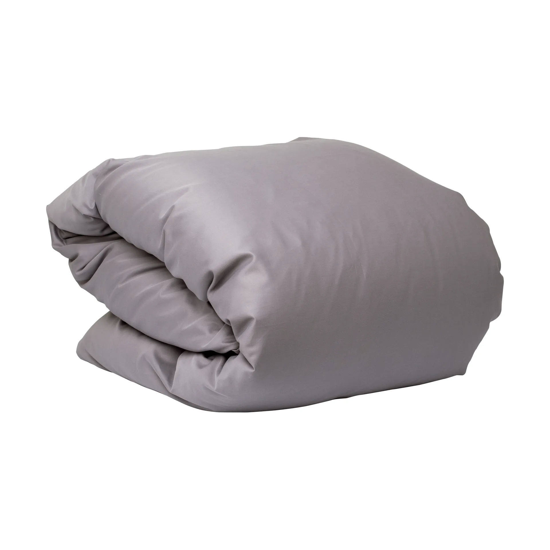 Satina Påslakan, Grå, 150x210 cm Mille Notti