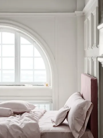 Satina Påslakan - Rosa, 150x210 cm - Mille Notti