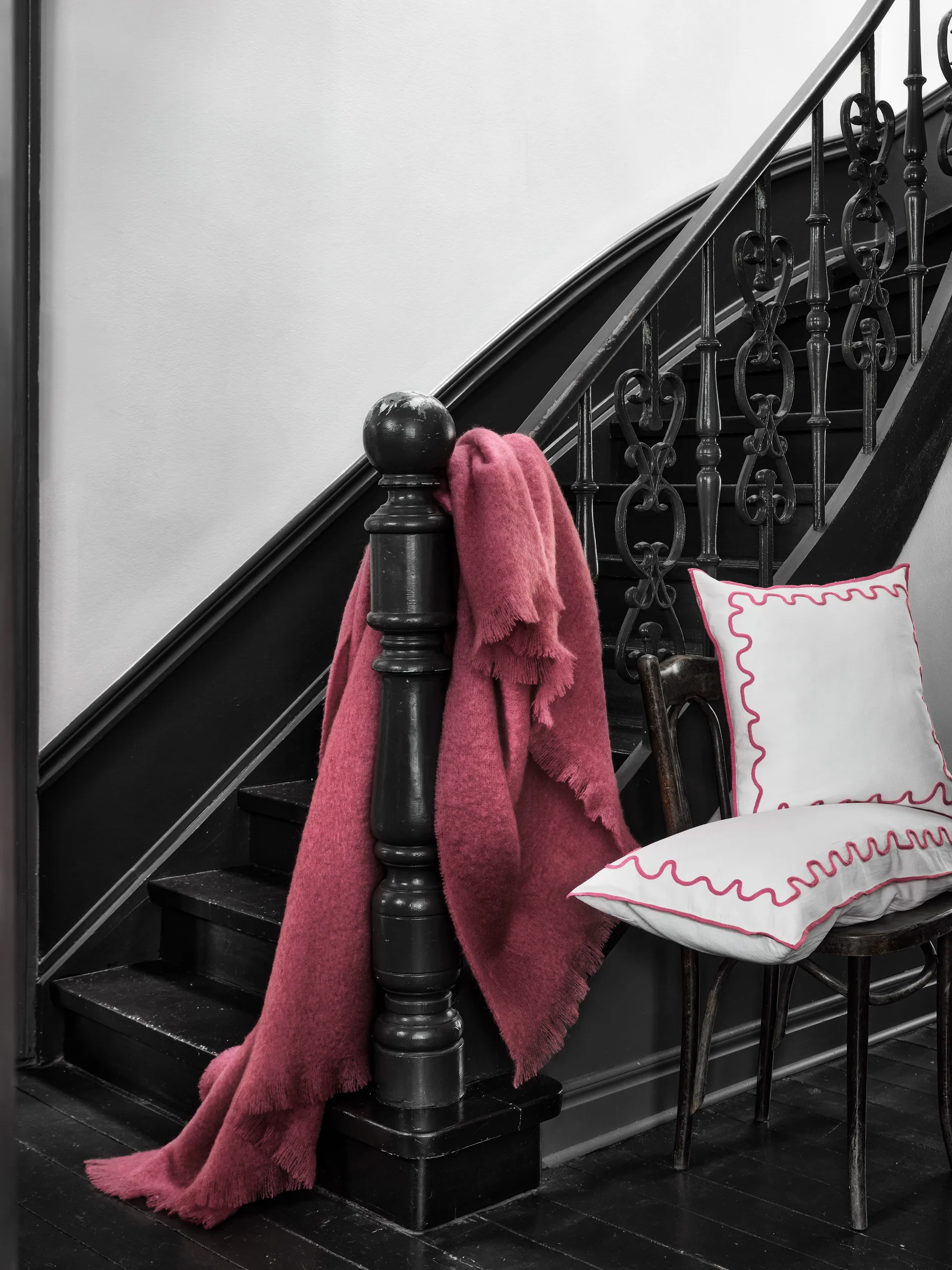 Senzo pläd 140x200 cm, Rosa Mille Notti