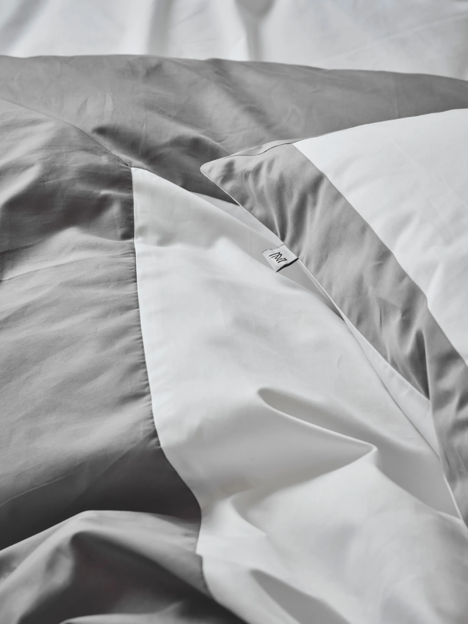 Sobrio Påslakan, Grå, 150x210 cm Mille Notti