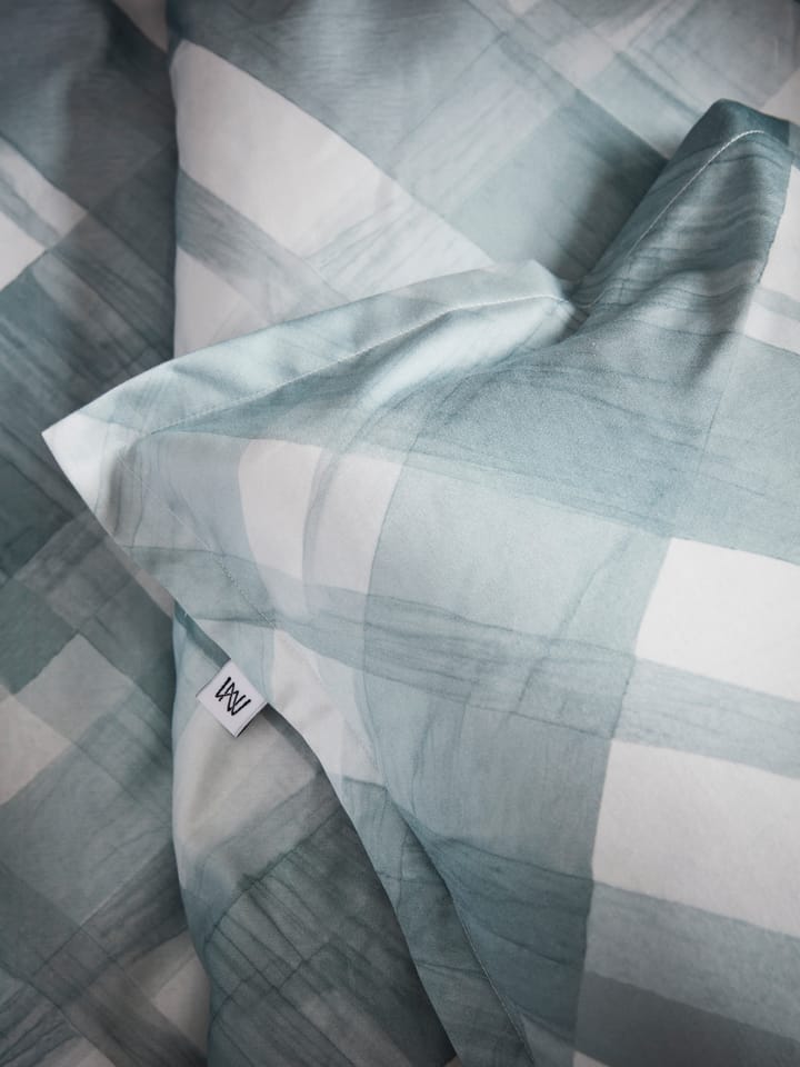Spazzola påslakan, Aqua, 150x210 cm Mille Notti