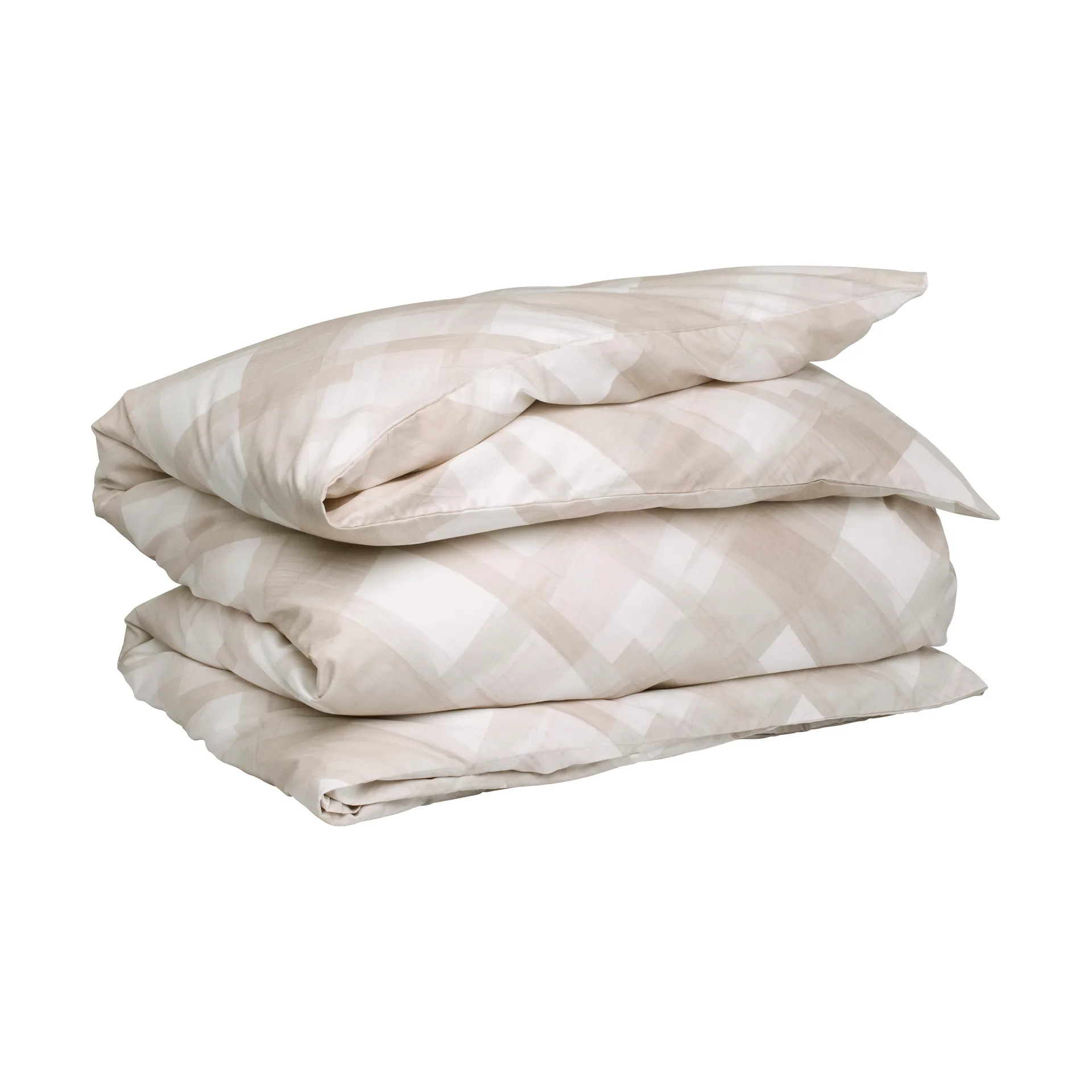 Spazzola påslakan, Beige, 150x210 cm Mille Notti