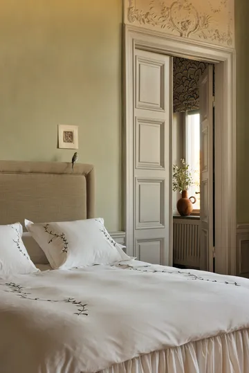 Vivace påslakan - Grön, 150x210 cm - Mille Notti