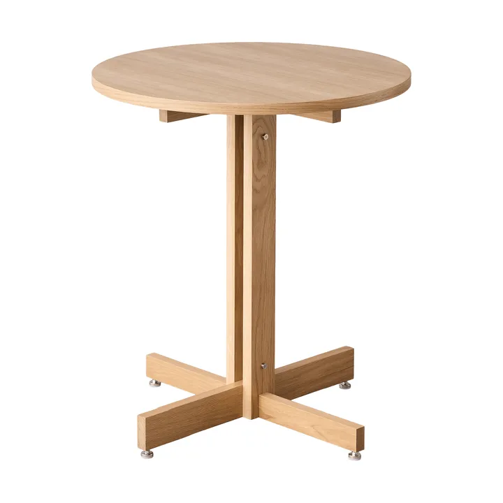 KUMU cafébord - Oljad ek, Ø65 cm - MOEBE