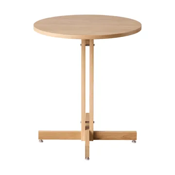 KUMU cafébord - Oljad ek, Ø65 cm - MOEBE