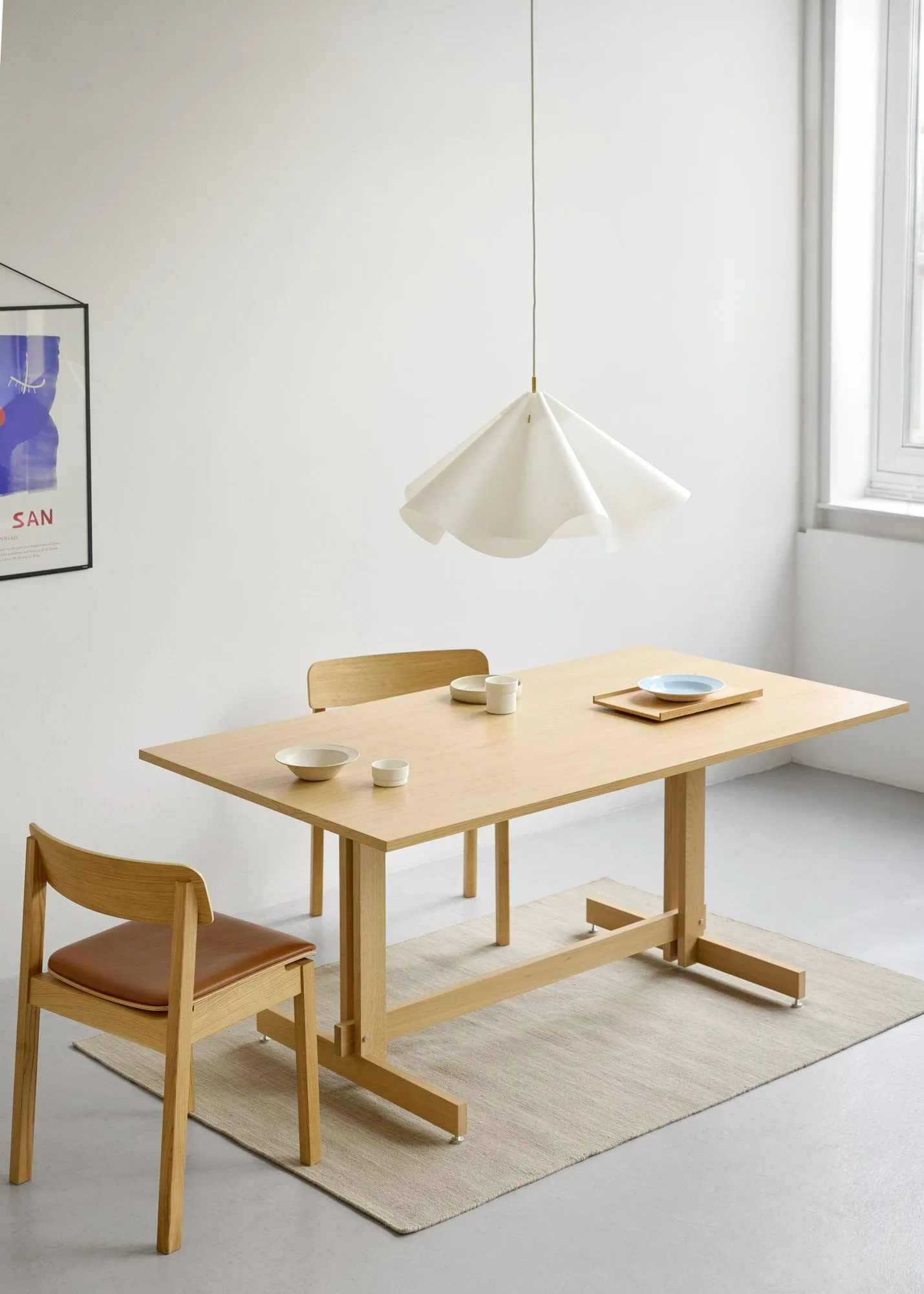 KUMU matbord, Oljad ek, 90x160 cm MOEBE