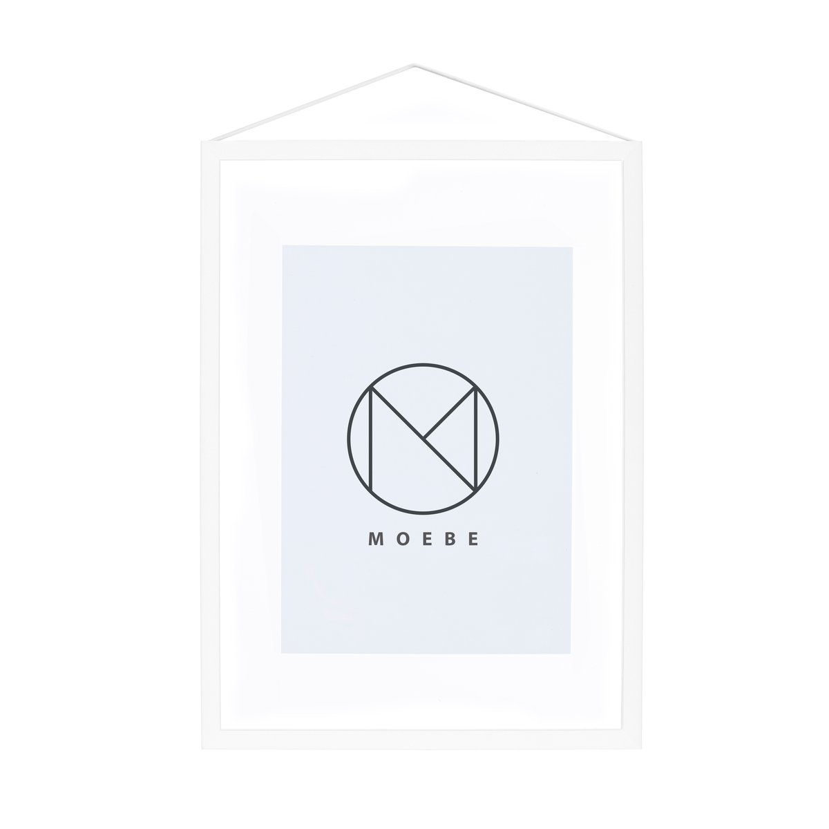Moebe Frame A4 23x31,7 cm Vit | Skandinavisk Design | Tavelramar | Vit