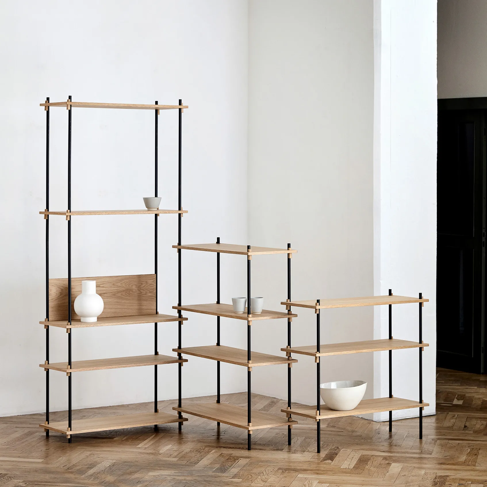 Moebe hyllset 85 cm, Oak MOEBE