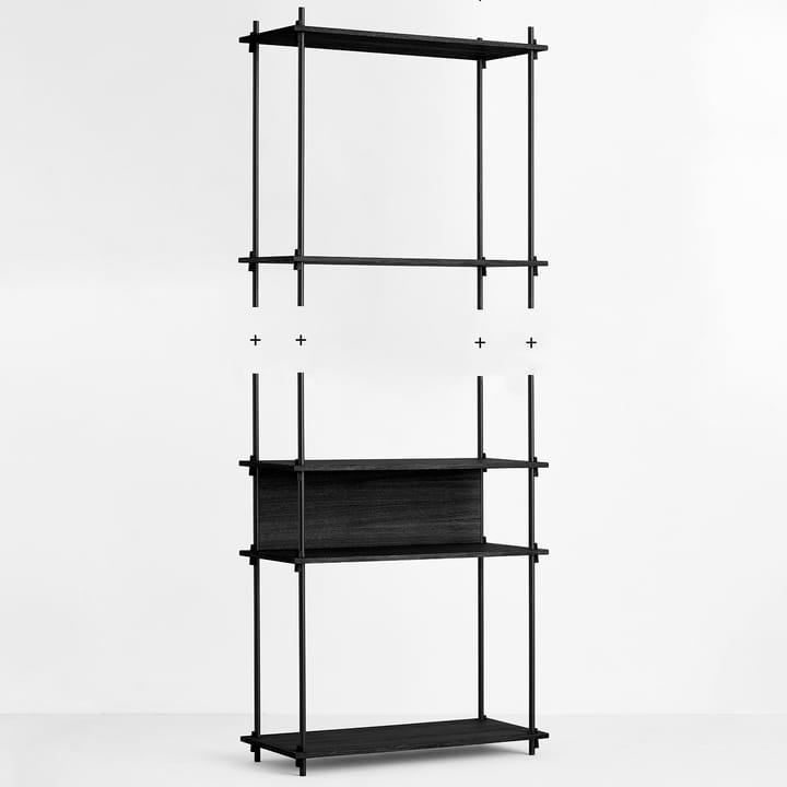 Moebe koppling 2-pack, Svart MOEBE