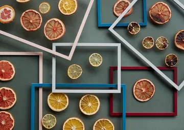 Moebe ram A3 31,3x43,6 cm - Transparent, Blue - MOEBE