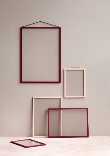 Moebe ram A3 31,3x43,6 cm - Transparent, Red - MOEBE