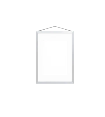 Moebe ram A4 22,6x31,3 cm - Brushed aluminium - MOEBE