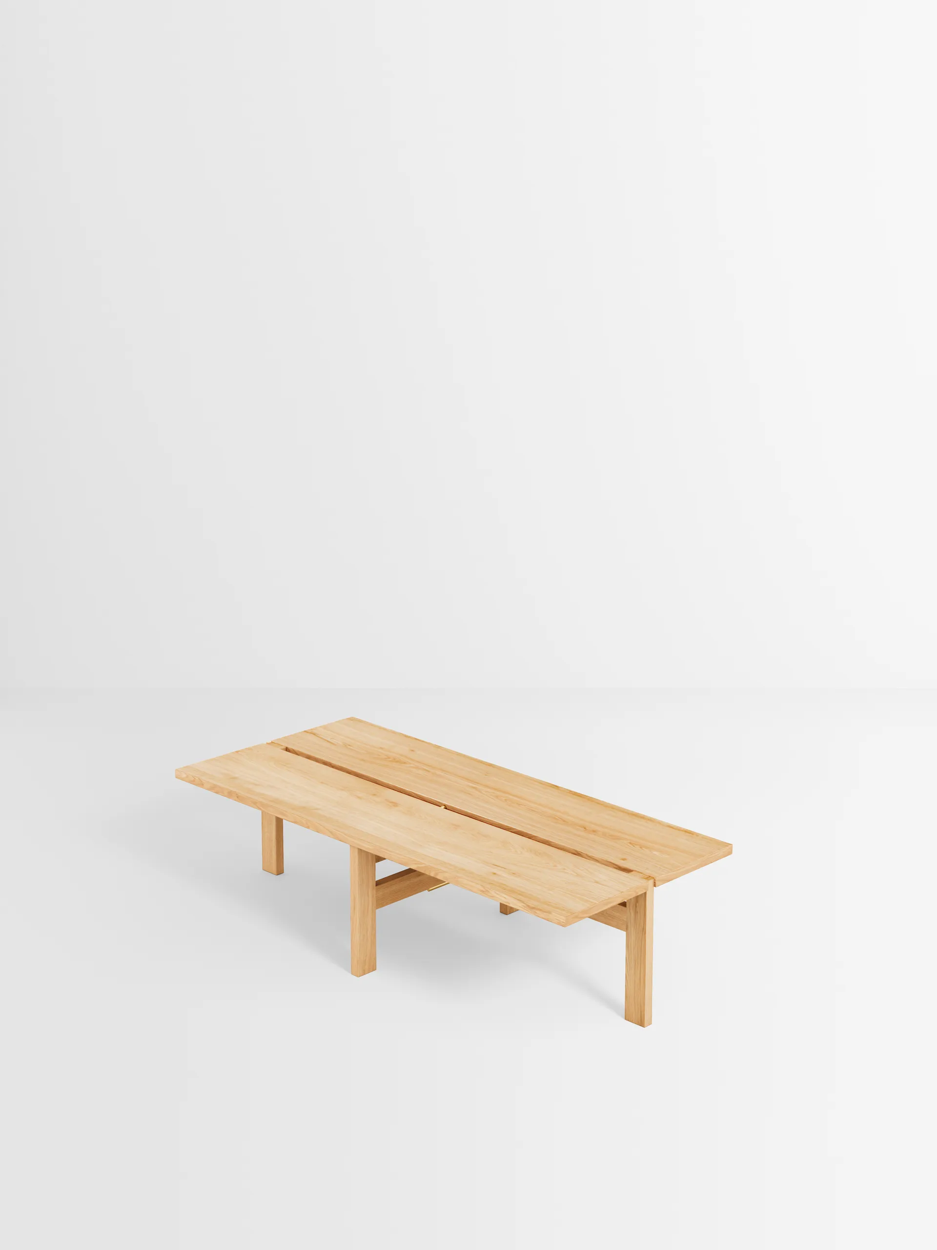 Moebe rectangular coffee table soffbord large, Ek MOEBE