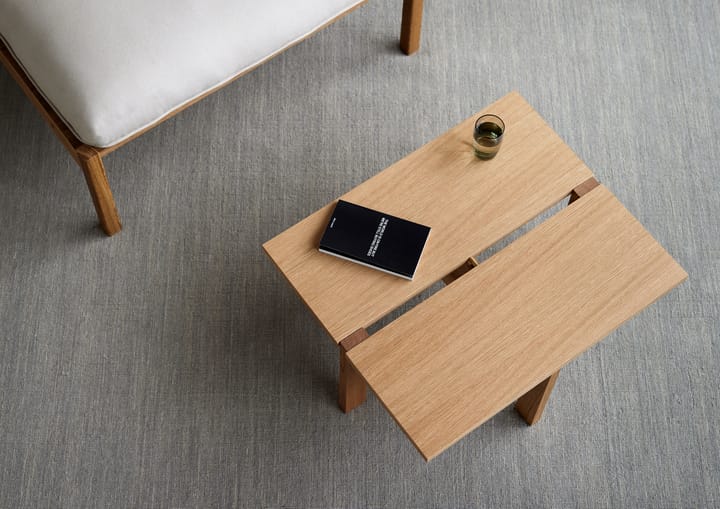 Moebe rectangular coffee table soffbord small, Ek MOEBE