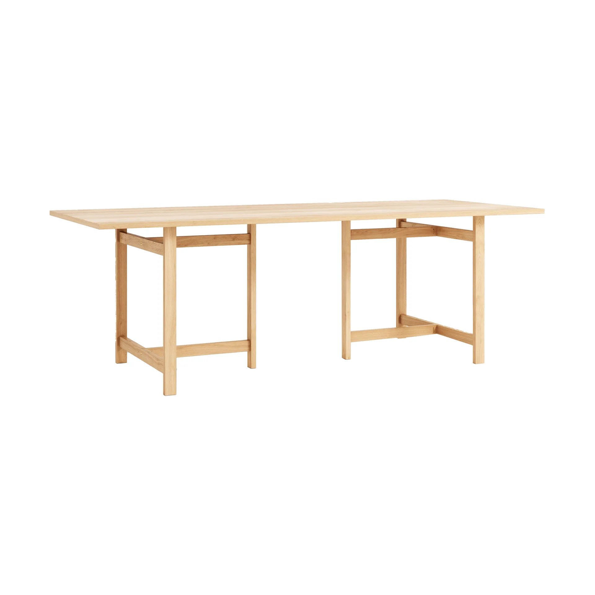 Moebe rectangular dining dable matbord 220x90 cm, Ek MOEBE