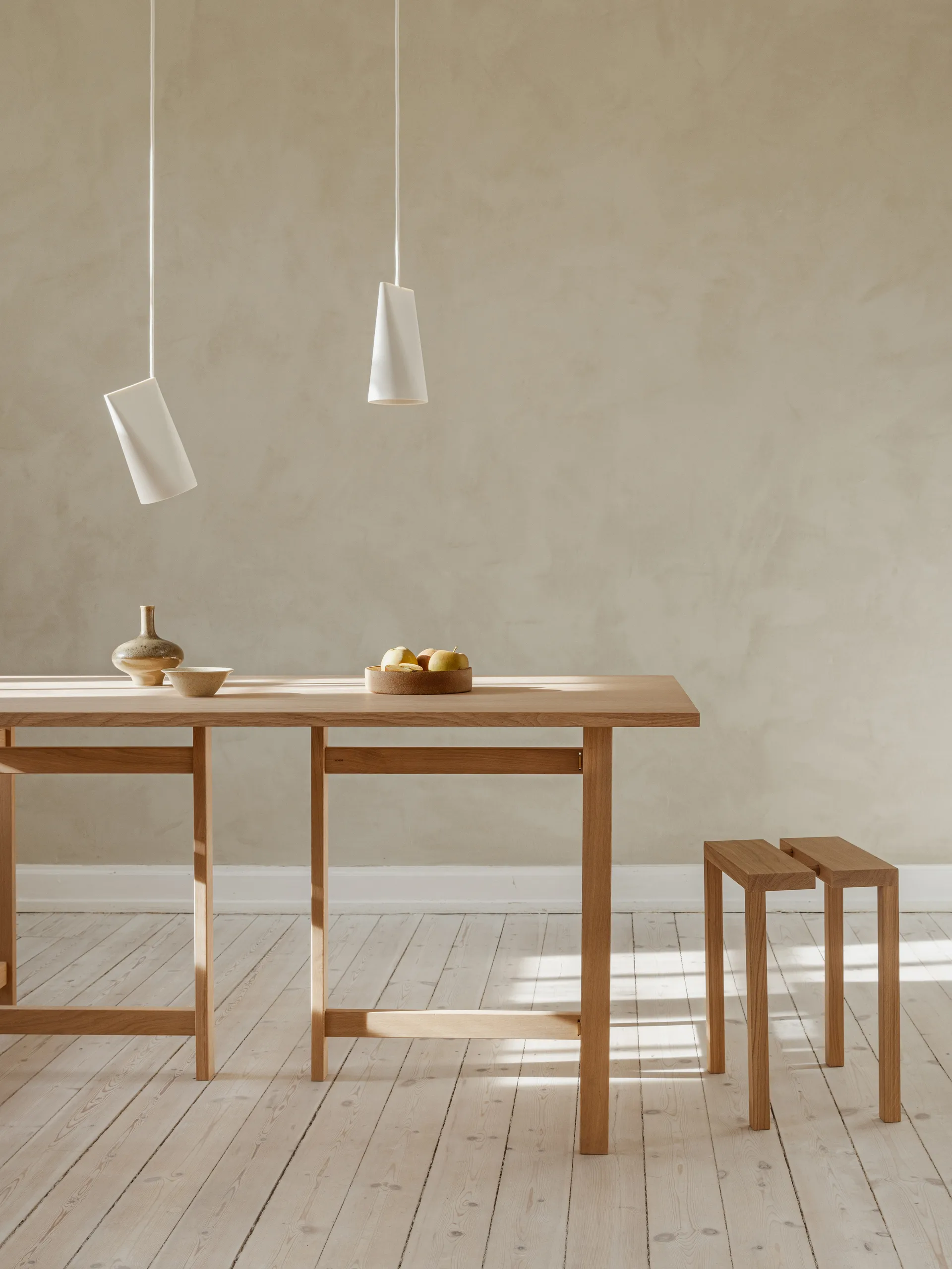 Moebe Rectangular matbord, Burgundy, 160x90 cm MOEBE