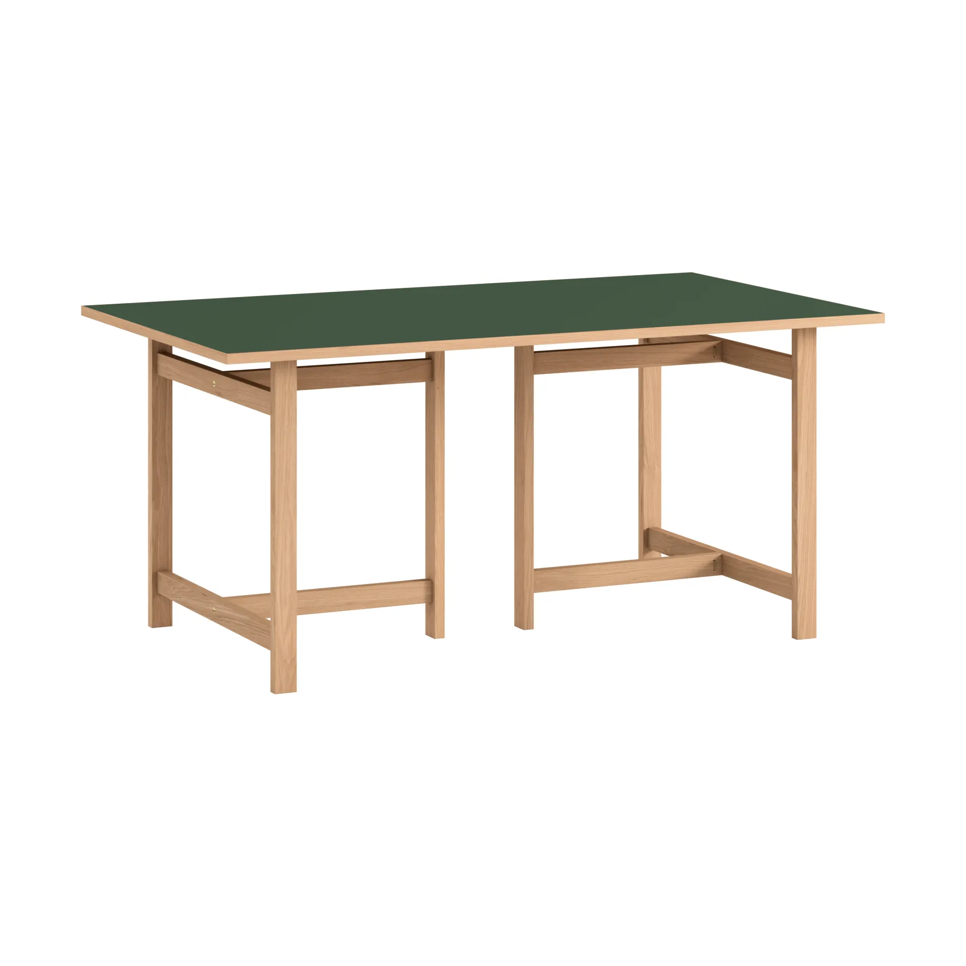 Moebe Rectangular matbord, Green, 220x90 cm MOEBE