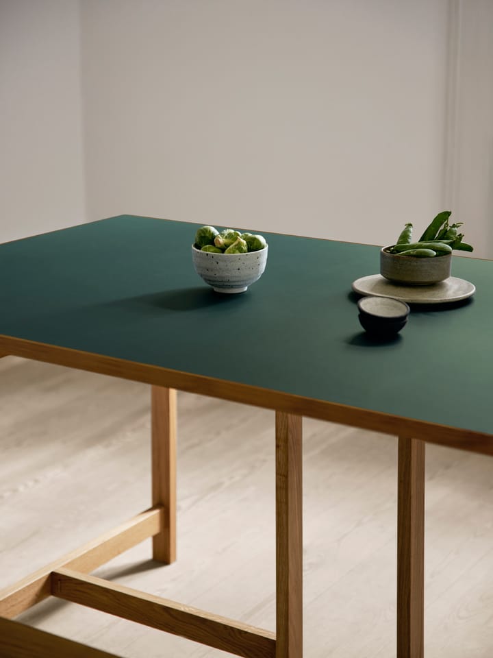 Moebe Rectangular matbord, Green, 220x90 cm MOEBE