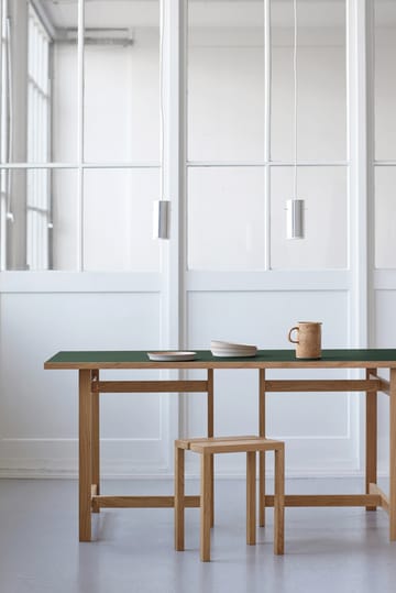 Moebe Rectangular matbord - Green, 220x90 cm - MOEBE