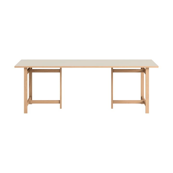 Moebe Rectangular matbord - Light grey, 220x90 cm - MOEBE