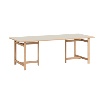Moebe Rectangular matbord - Light grey, 220x90 cm - MOEBE