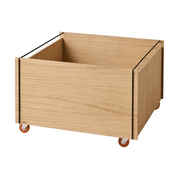 Moebe Storage Chest soffbord med förvaring - Oljad ek-svart, 60x61x38.2 cm - MOEBE
