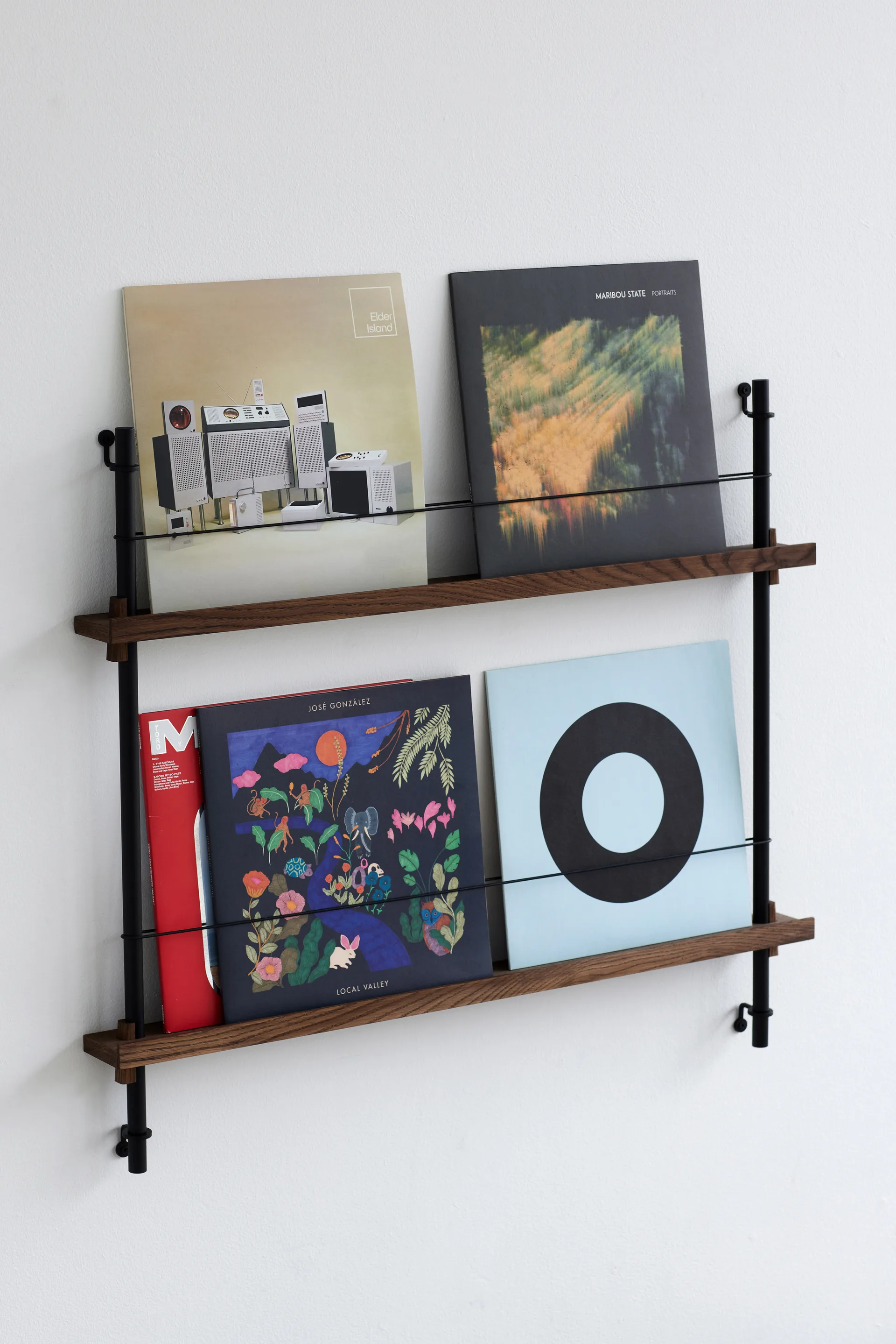 Moebe tidningsställ, Smoked oak-green MOEBE