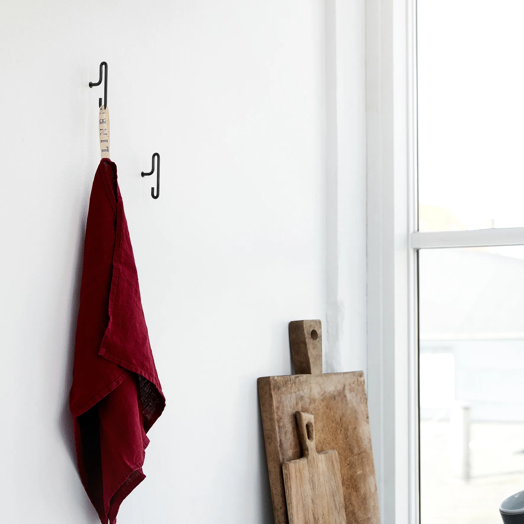 Moebe väggkrok small 2- pack, Svart MOEBE