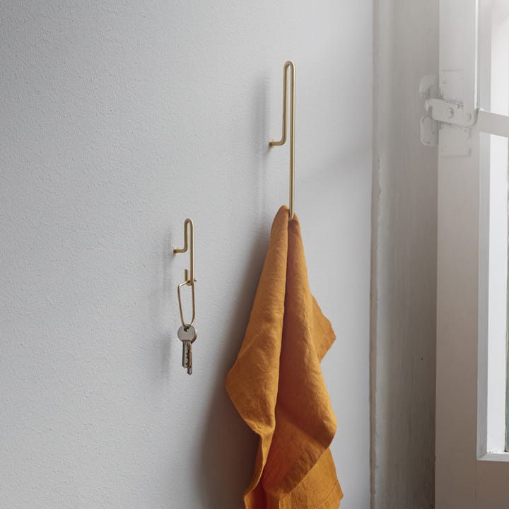Moebe Wall hook large, Matt guld MOEBE