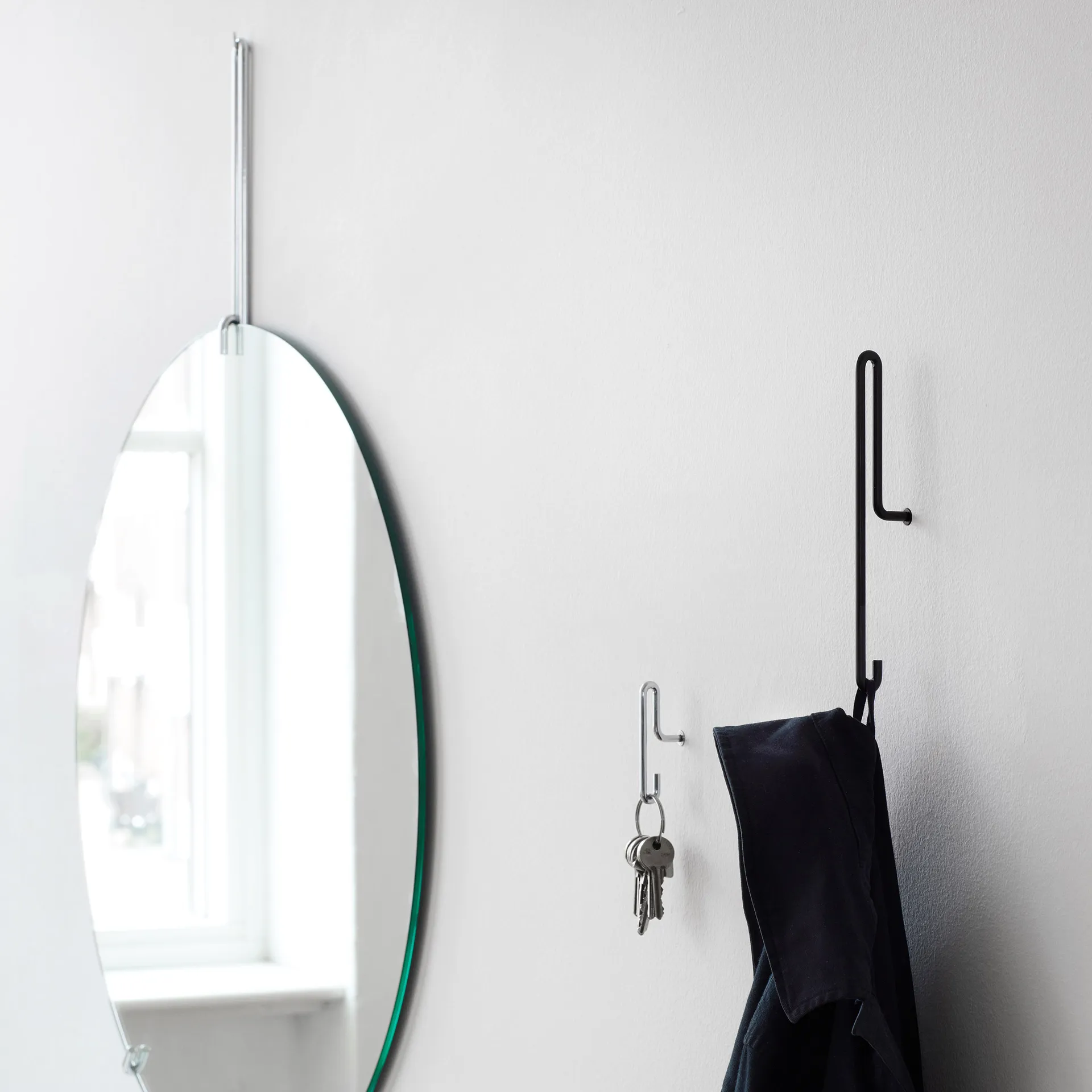 Moebe Wall hook large, Svart MOEBE