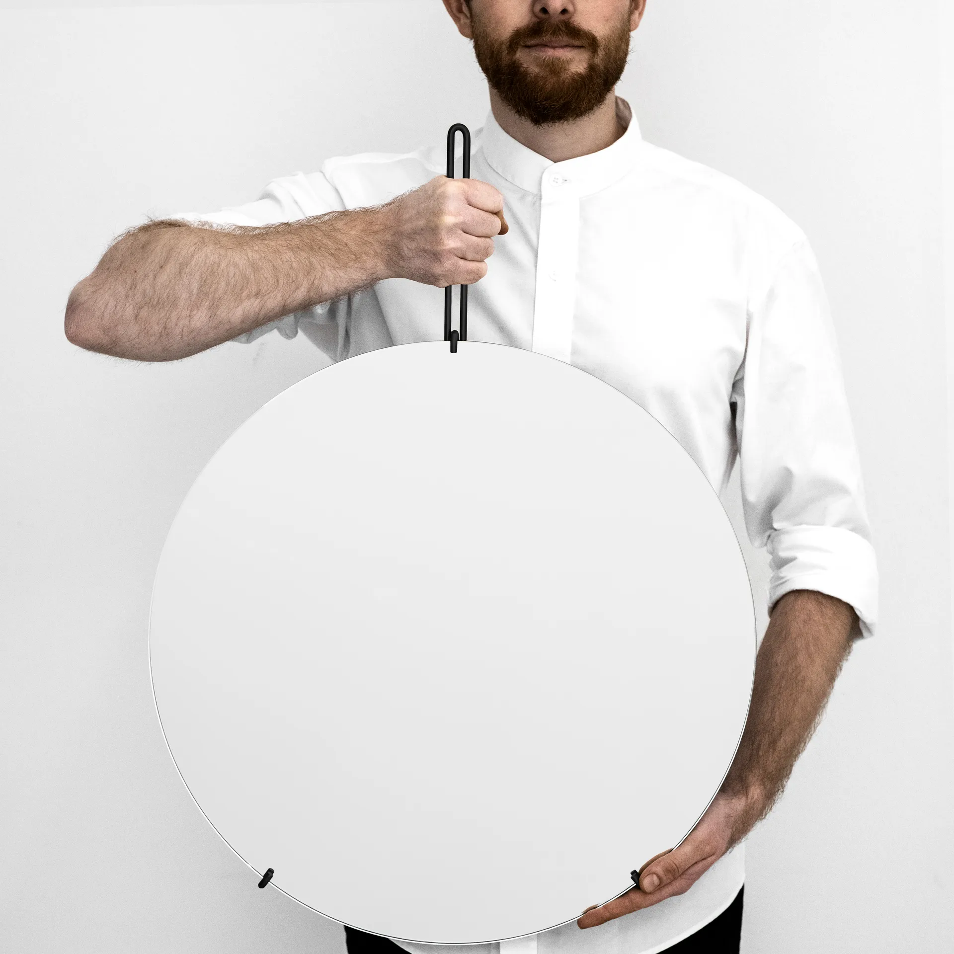 Moebe Wall mirror Ø 50 cm, Svart MOEBE